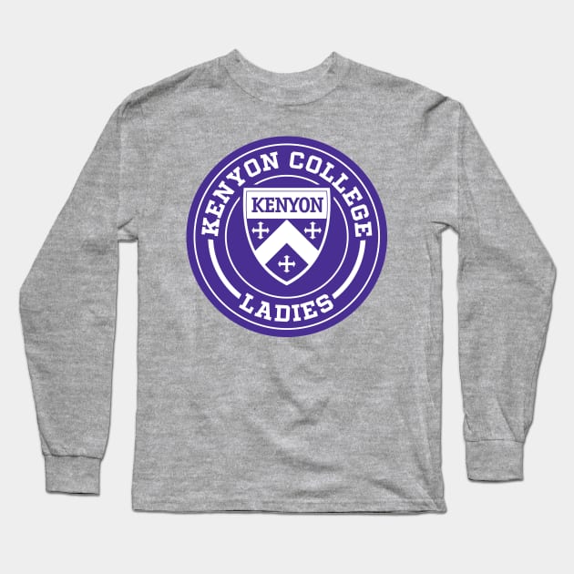 Kenyon College - Ladies Long Sleeve T-Shirt by Josh Wuflestad